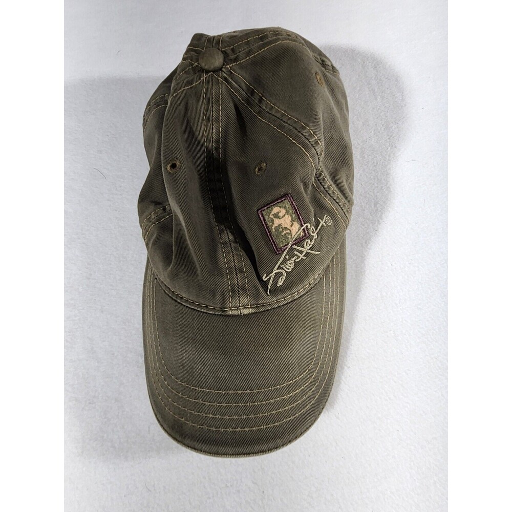 jimi hendrix Army Green embroidered Signature & Photo Cotton ball cap Adjustable - Picture 7 of 7